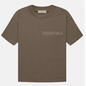 Fear of God Essentials T-Shirt Chocolate Brown Size M